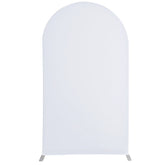 Lofaris Spandex Fit Round Top Backdrop Wedding Arch Cover